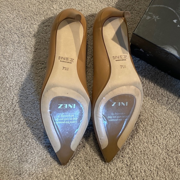 Inez Lola: Almond Nappa Size 7.57.5 / Standard - Picture 8 of 11